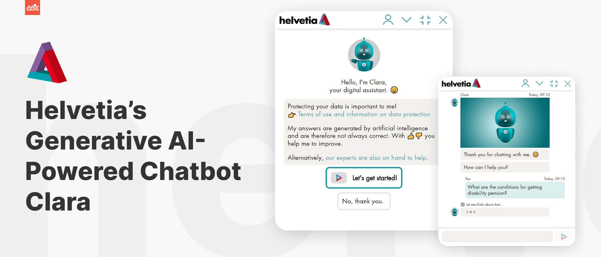 Helvetias-AI-Powered-Chatbot Helvetia’s Generative AI-Powered Chatbot